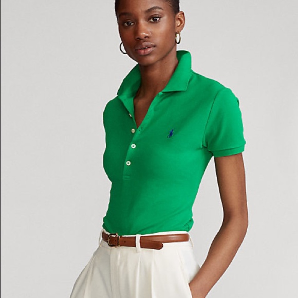 RALPH LAUREN Slim Fit Stretch Polo Shirt